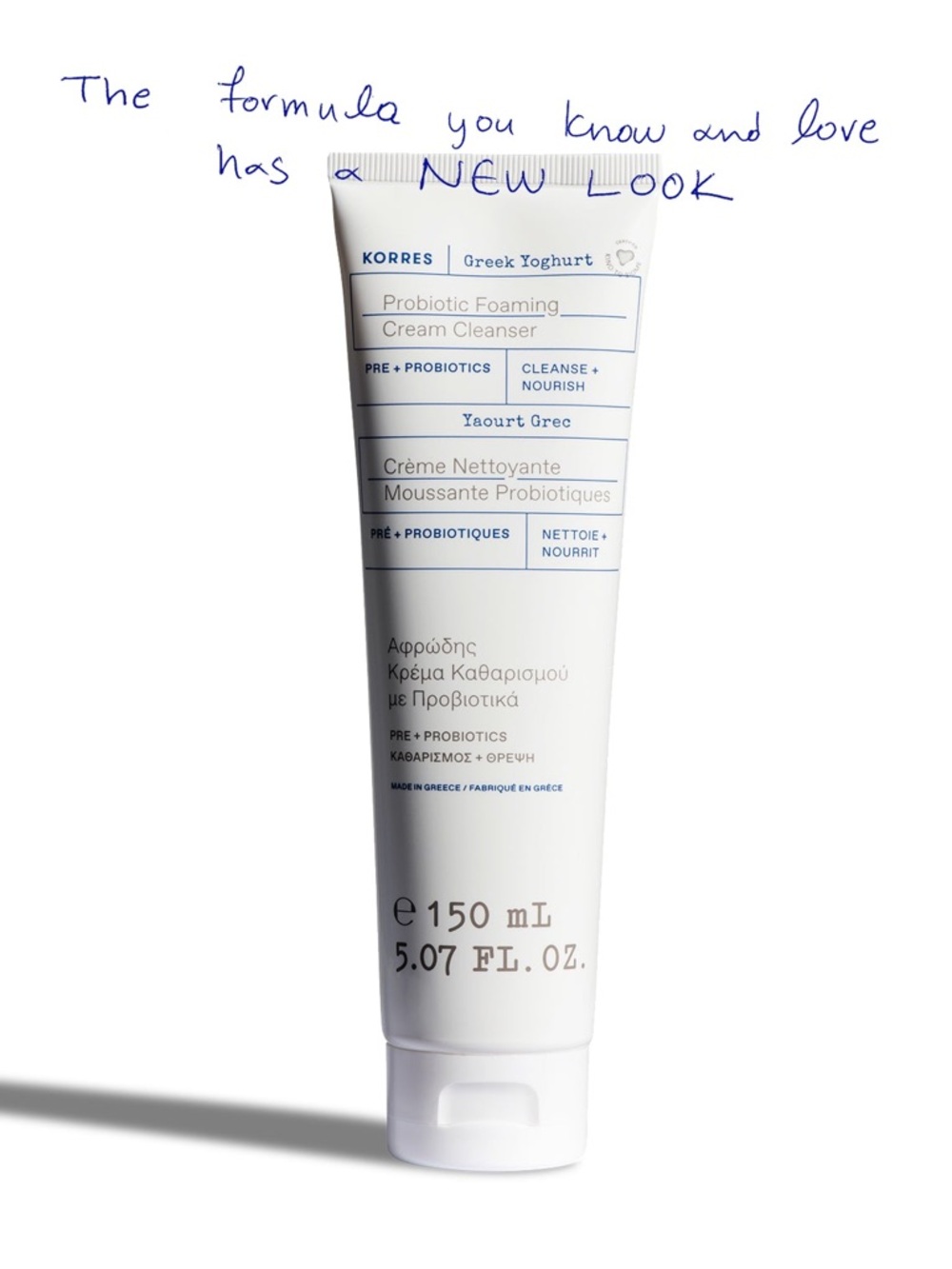 (NEW) Korres Greek Yoghurt Probiotic Foaming Cream Cleanser